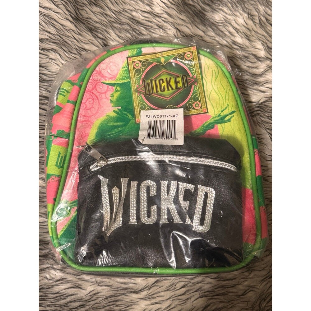 Wicked - Elphaba Glinda Mini Backpack Pink Green